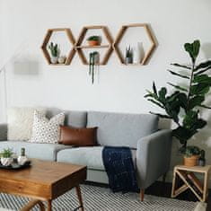 Woody Fashion Zidna polica, HEX004