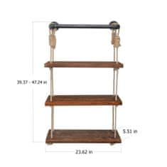 Woody Fashion Zidna polica, GAR005