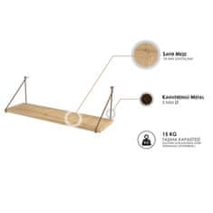 Woody Fashion Zidna polica, hrast, Armoni - Oak