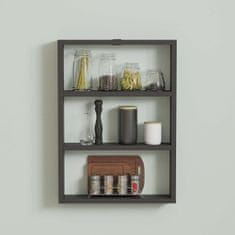 Woody Fashion Zidna polica, Antracit, PR1 - AN