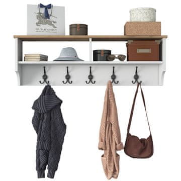 Woody Fashion Ormarić, Bijela boja Orah, P2 - 2460