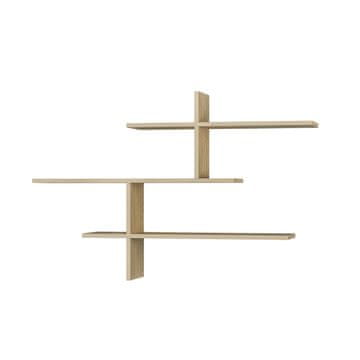 Woody Fashion Zidna polica, hrast, Leo - Oak