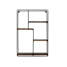 Woody Fashion Zidna polica, Crno Orah, Lotus