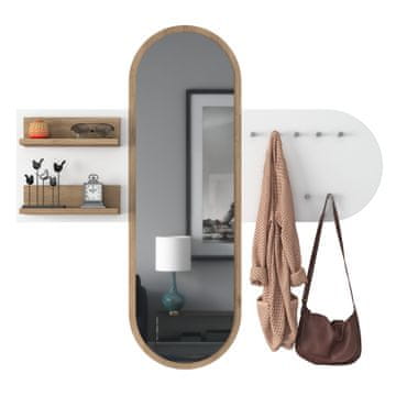 Woody Fashion Ormarić, Bijela boja Orah, P3 - 2445