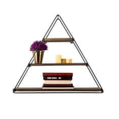 Woody Fashion Zidna polica, Crno Orah, Hyacinth