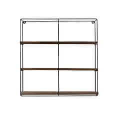 Woody Fashion Zidna polica, Crno Orah, Sunflower