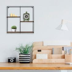 Woody Fashion Zidna polica, Crno Orah, Lilac