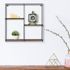 Woody Fashion Zidna polica, Crno Orah, Lilac