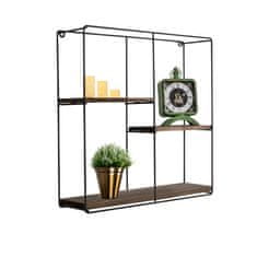 Woody Fashion Zidna polica, Crno Orah, Lilac