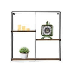 Woody Fashion Zidna polica, Crno Orah, Lilac