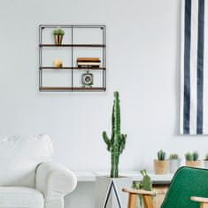 Woody Fashion Zidna polica, Crno Orah, Sunflower