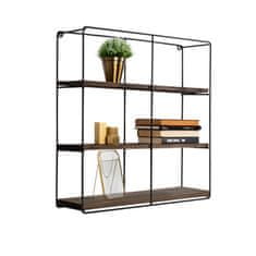 Woody Fashion Zidna polica, Crno Orah, Sunflower