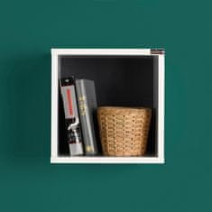 Woody Fashion Zidna polica, Dijamant Bijela boja, RAF-033-DD-1