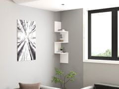 Woody Fashion Zidna polica, Zikzak - White