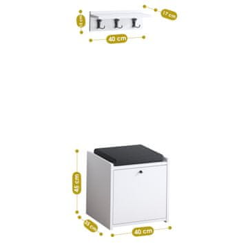 Woody Fashion Stalak za hodnik, Tinky