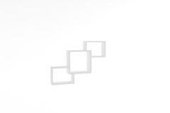 Woody Fashion Zidna polica, Silver - White