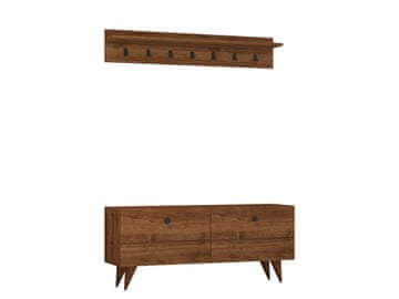 Woody Fashion Stalak za hodnik, Rupa - Walnut