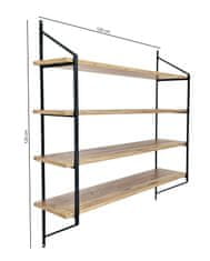 Woody Fashion Zidna polica, Raffy4