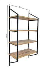 Woody Fashion Zidna polica, Raffy3