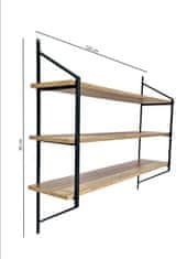 Woody Fashion Zidna polica, Raffy2