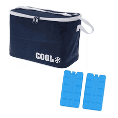 KEDO Vrećica za hlađenje hladno 8L, meka, hlađenje umetak 2x200g