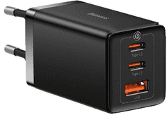 BASEUS Kućni punjač GaN4, 40 W, 2x USB-C, crni (CCGP180101)