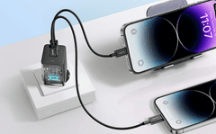 BASEUS Kućni punjač GaN4, 40 W, 2x USB-C, crni (CCGP180101)