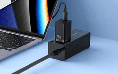 BASEUS Kućni punjač GaN4, 40 W, 2x USB-C, crni (CCGP180101)