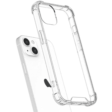 Onasi Silikonska maskica ANTISHOCK za iPhone 15 Plus - prozoren