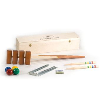 Lucio Londero Croquet Professional za 4 igrača - drvena kutija