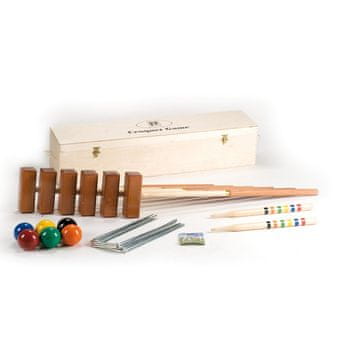 Lucio Londero Croquet Professional za 6 igrača - drvena kutija