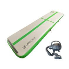 Master Airtrack prostirka na napuhavanje 400 x 100 x 20 cm - zelena