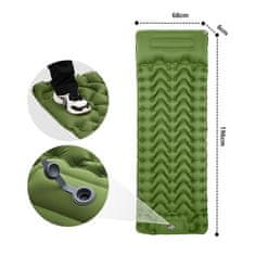 King Camp Samonapuhavajuća prostirka Deluxe 10 - zelena