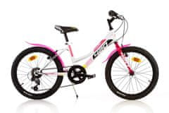Dino bikes Junior Bike Dino bicikli 20 "bijela ružičasta