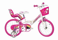 Dino bikes Djevojka biciklista jednorog 16 "