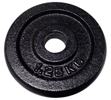 Kubisport lijevano željezo 1,25kg - 25mm