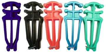 Kubisport Plastični nosači za skije za trčanje i štapove - 1 par