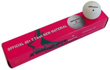 Kubisport Kuglice na stolnom tenisu dvostruka sreća 1Star 6pcs 40 mm G1817/40K