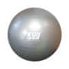 Kubisport Gimnastička lopta 650 mm, nosivosti 150 kg, srebrna