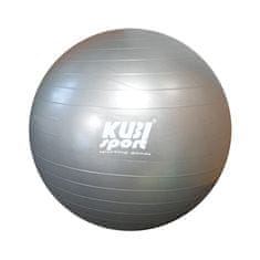 Kubisport Gimnastička lopta 650 mm, nosivosti 150 kg, srebrna