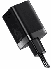 BASEUS Super Si Pro brzi kućni punjač USB + USB-C, 30W, crni (CCSUPP-E01)