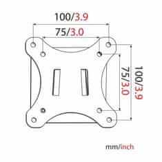 Digitus zidni nosač za monitor crni DA-90303-1