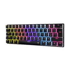 White Shark USB tipkovnica crno/crvena mehanička tipka US GK-2202 ASHIKO-2B
