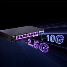 Tenda 2,5 Gigabajtni preklopnik s 8 portova, 2x SFP+, TEM2010X
