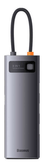 BASEUS Metalni Gleam adapter, 8 u 1 USB-C (WKWG050013)
