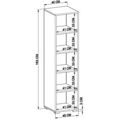 Woody Fashion Garderoba ALONSO