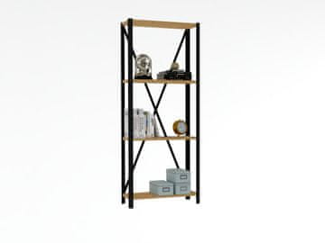 Woody Fashion Polica za knjige, London - Sapphire