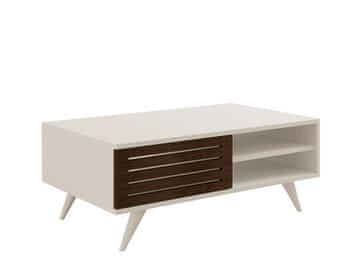 Woody Fashion Stolić za kavu, Grande - Walnut, White