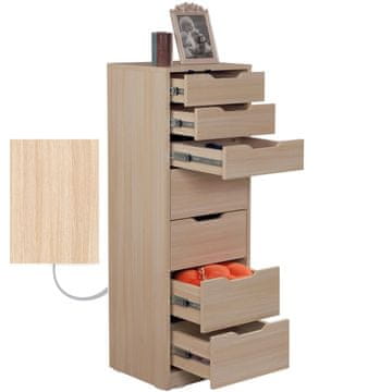 Woody Fashion Komoda, Flow - Oak