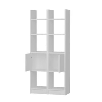 Woody Fashion Polica za knjige, Esbi 102 - White